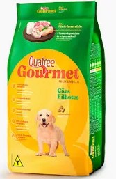 Foto do produto QUATREE GOURMET FILHOTE 15KG disponível na Agropecuária Nossos Bichos em Volta Redonda, RJ