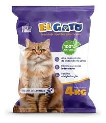 Foto do produto AREIA GRANULADA EL GATO LAVANDA 4KG disponível na Agropecuária Nossos Bichos em Volta Redonda, RJ