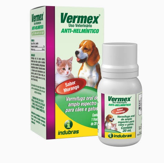 Foto do produto VERMEX LIQUIDO 20ML disponível na Agropecuária Nossos Bichos em Volta Redonda, RJ